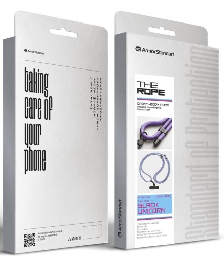 Rope Black Unicorn with Dark holder