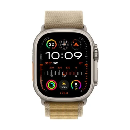 Фото: Смарт годинник Apple Watch Ultra 2 2024 49mm Natural Titanium Case with Tan Alpine Loop - M (MX4F3) № 11 | KTC