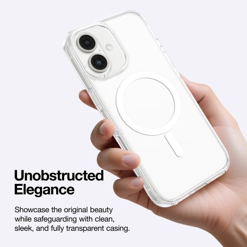 Чохол AMAZINGthing for iPhone 16 - Minimal Case with MagSafe Clear (IP166.1MMINCL)