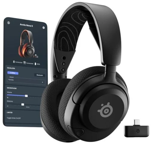 Фото: Гарнітура SteelSeries Arctis Nova 5 MultiPlatform Black (61670) № 14 | KTC