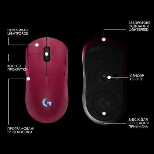 Logitech G Pro 2 Lightspeed Wireless, Pink