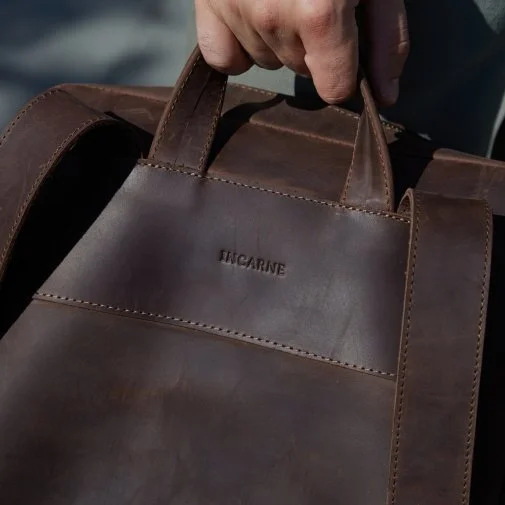 Фото: Сумка для планшета INCARNE Factor S Brown № 11 | KTC
