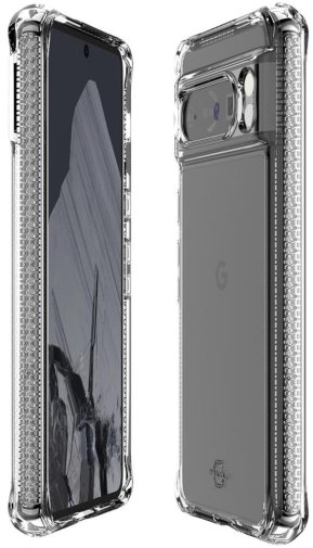 Чохол iTSkins for Google Pixel 8 Pro - HYBRID R CLEAR Transparent (GGGP-HBMKC-TRSP)