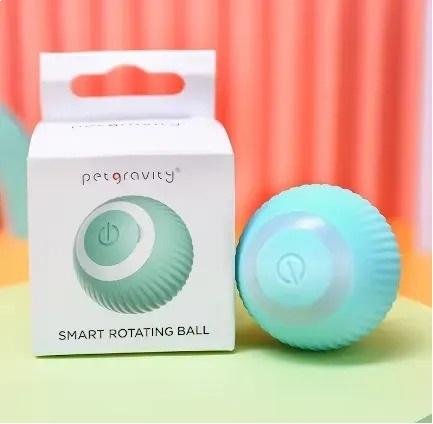 Інтерактивний м'ячик для тварин з підсвіткою PETGRAVITY Smart Rotating Ball