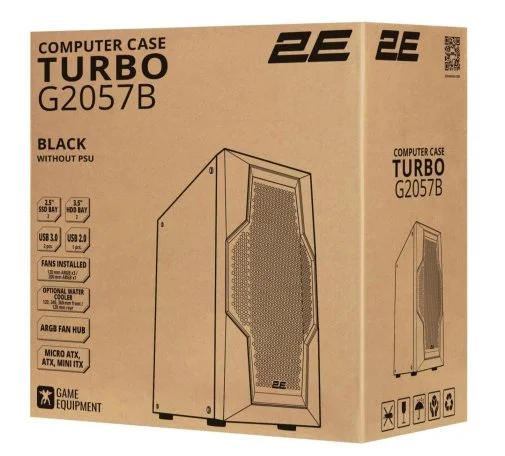 Фото: Корпус 2E Gaming Turbo Black with window (2E-G2057B) № 36 | KTC