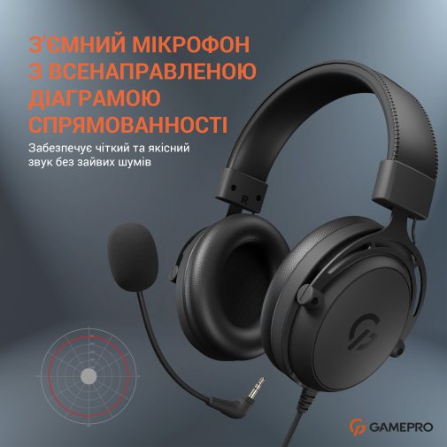 Гарнітура GamePro HS1050 Black