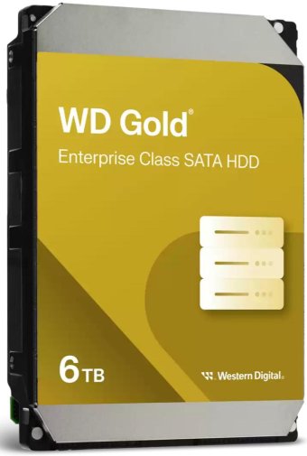 Жорсткий диск Western Digital Gold Enterprise Class SATA III 6TB (WD6004FRYZ)