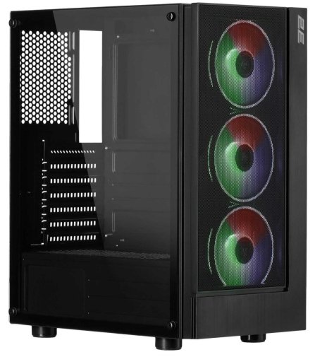 Корпус 2E Gaming Virtus G3301 Black with window (2E-G3301)