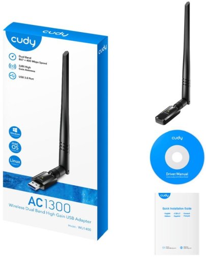 Wi-Fi адаптер Cudy WU1400