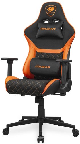 Крісло Cougar Armor One V2 F Black/Orange