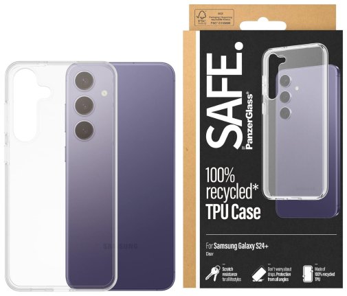 Чохол PanzerGlass for Samsung S24 Plus - Safe TPU Transparent (PG_SAFE95673)