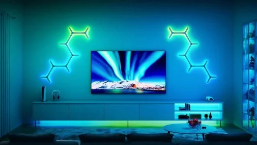 Фото: Настінний світильник Govee H6065 Y Shape Light Panel 7pcs RGBIC White (H6065301) № 30 | KTC