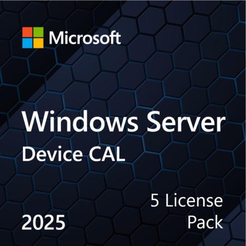 Програмний продукт Microsoft Windows Server 2025 CAL 5 Device English OEM (EP2-25243)