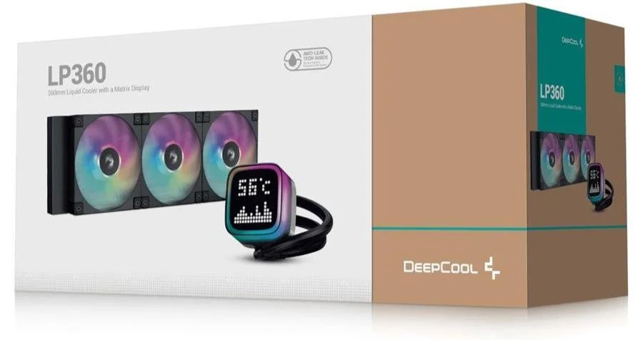 Фото: Система рідинного охолодження Deepcool LP360 ARGB Black (R-LP360-BKMSNC-G-1) № 12 | KTC