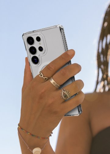 for Samsung S25 Ultra - HYBRID R with MagSafe Transparent