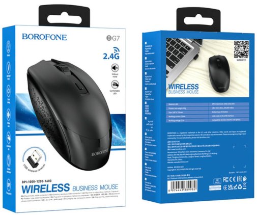 Borofone BG7 Platinum Wireless, Black