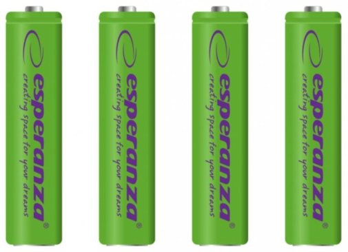 Акумулятор Esperanza Ni-MH AAA 1000mAh BL/4 Green (EZA102G)