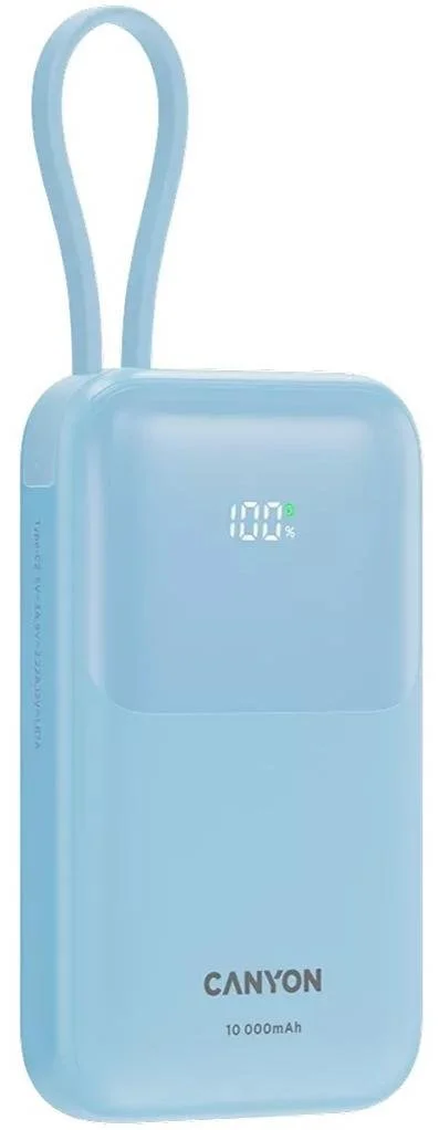 Фото: Батарея універсальна Canyon OnPower 101 10000mAh 22.5W Blue (CNS-CPB101BL) № 15 | KTC
