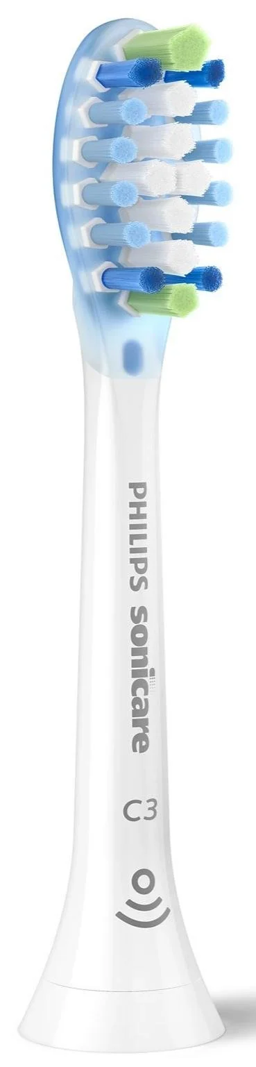 Фото: Насадка для зубної щітки Philips Sonicare C3 Premium Plaque Defence White 2 pcs (HX9042/87) № 10 | KTC
