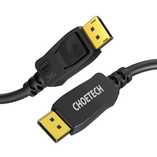 Кабель Choetech v1.4 DP / DP 2m Black (XDD01-V1-BK)