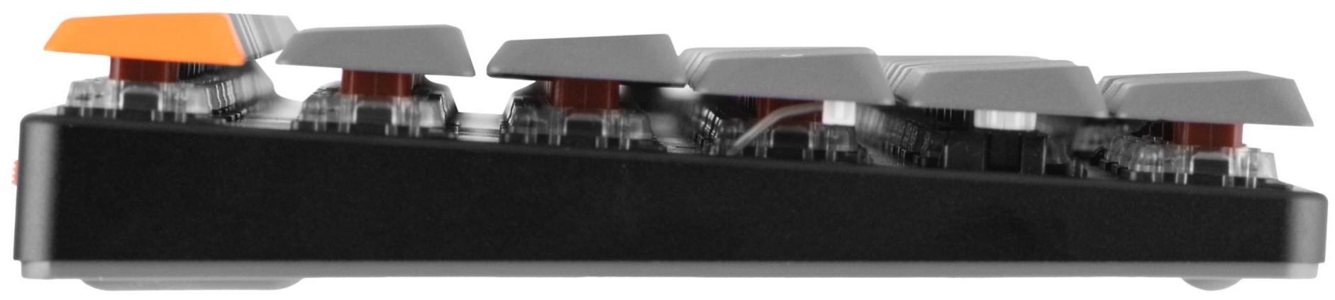 Клавіатура Keychron K5 Max 104Key Gateron MX 2.0 Brown QMK White Led ENG/UKR WL/BT/USB Black (K5M-A3-UA)