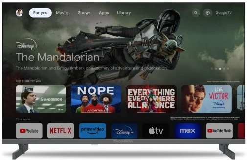 Фото: Телевізор QLED Thomson 43QG4S14 (Google TV, Wi-Fi, 3840x2160) № 8 | KTC