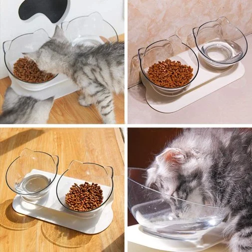 Фото: Годівниця Lapka Double cat food bowl (WF060) № 29 | KTC