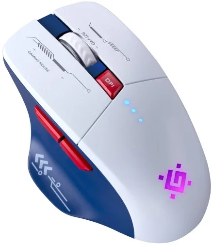 Фото: Миша Defender Tisa GM-126 Wireless White/Blue (52126) № 8 | KTC