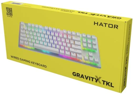 Фото: Клавіатура Hator Gravity X TKL Aurum Orange Linear US White (HTK551) № 12 | KTC
