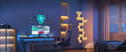 Смарт-освітлення Govee H606A Glide Hexagon Light RGBIC 10pcs White (H606AC81)