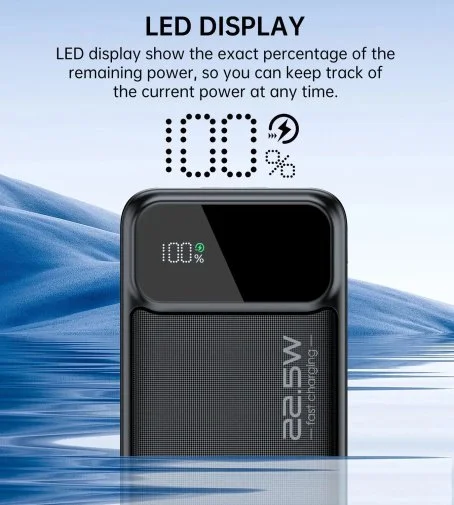 Фото: Батарея універсальна Choetech B729 20000mAh 22.5W Black № 21 | KTC