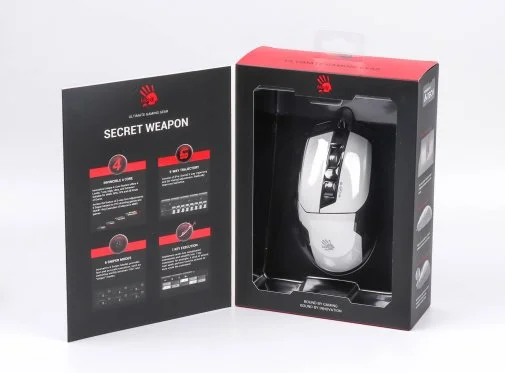 Фото: Миша Bloody W70 Max Panda White № 18 | KTC