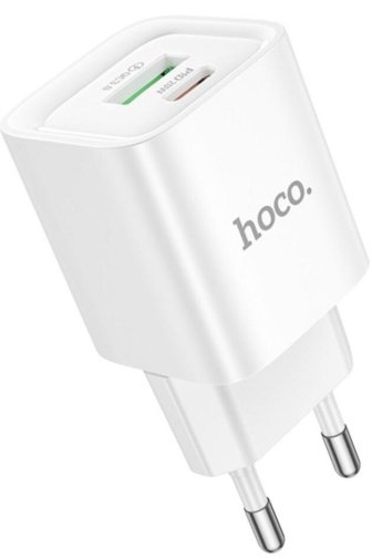 Зарядний пристрій Hoco C147A Charm QC3.0 PD 20W White (6942007630276)