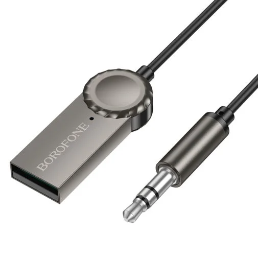 Фото: Bluetooth-ресивер BOROFONE BC56 Peaceful Metal Grey (6941991113031) № 9 | KTC