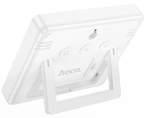 Фото: Метеостанція Hoco HX41 Indoor Electronic Clock with Hygrothermometer White (6942007647830) № 10 | KTC