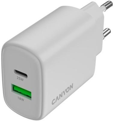 Зарядний пристрій Canyon OnCharge 250 25W White (CNE-CHA250-21)