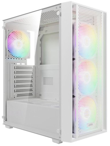 Корпус Gamdias Aura GC2 Elite WH ARGB White with window (4711514500622)