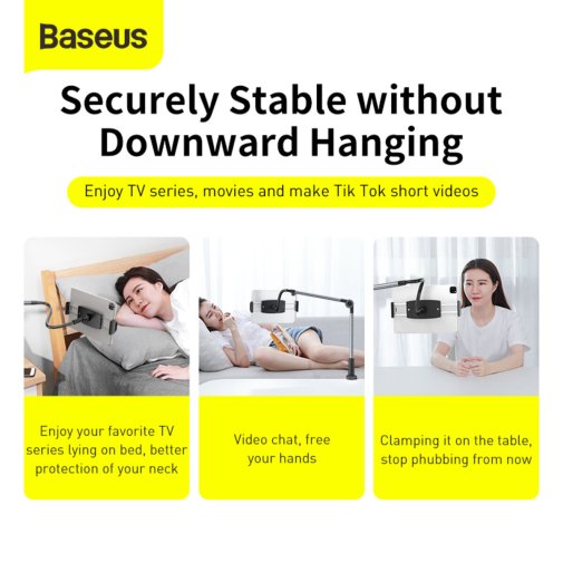 Універсальний тримач Baseus Otaku Life Rotary Adjustment Lazy Polder Pro Grey (LUZQ000013)