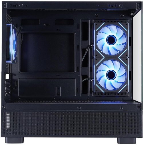 Корпус 1stPlayer Mi5-BK-2FC7R-1FC7 Black with window