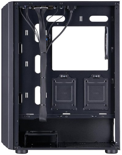 Корпус 1stPlayer H6-BK-4F7 Black with window