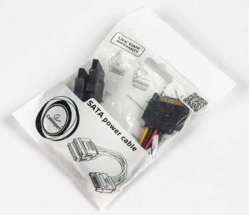  Кабель Cablexpert SATA / 2xSATA 0.15m (CC-SATAM2F-01)