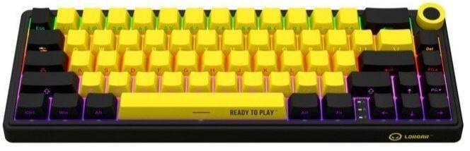 Клавіатура Lorgar KBP70MW Toxic Purple ENG WL/RT/USB Black/Yellow (LRG-KBP70MW-YL-US)