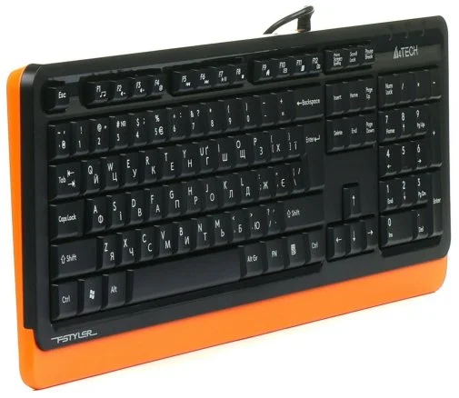 Фото: Клавіатура A4tech FKS10 USB Black/Orange (FKS10 (Orange)) № 9 | KTC