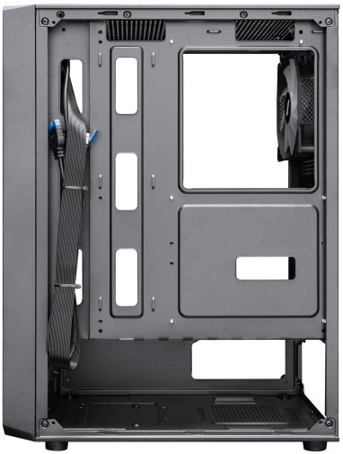 Корпус 1stPlayer FD3-BK-4F7 Black with window