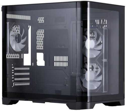 Корпус 1stPlayer UV5-BK-2FC7R-1FC7 Black with window