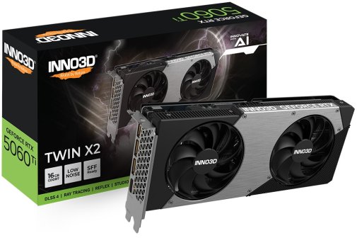Відеокарта Inno3D RTX 5060 Ti Twin X2 (N506T2-16D7-191073N)