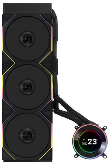 Система рідинного охолодження Lian-Li HydroShift II LCD-C 360TL Black (G89.GHS2LCD36TB.00)