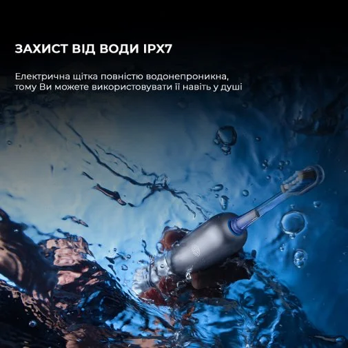 Фото: Електрична зубна щітка Mova Fresh Pro Silver + Travel case (ATB15A-SIL) № 42 | KTC