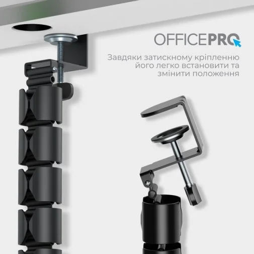 Фото: Органайзер для кабелів OfficePro CM730B Black № 19 | KTC