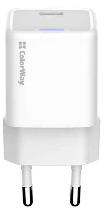 Фото: Зарядний пристрій ColorWay GaN Mini PD 30W White (CW-CHS054PD-WT) № 17 | KTC